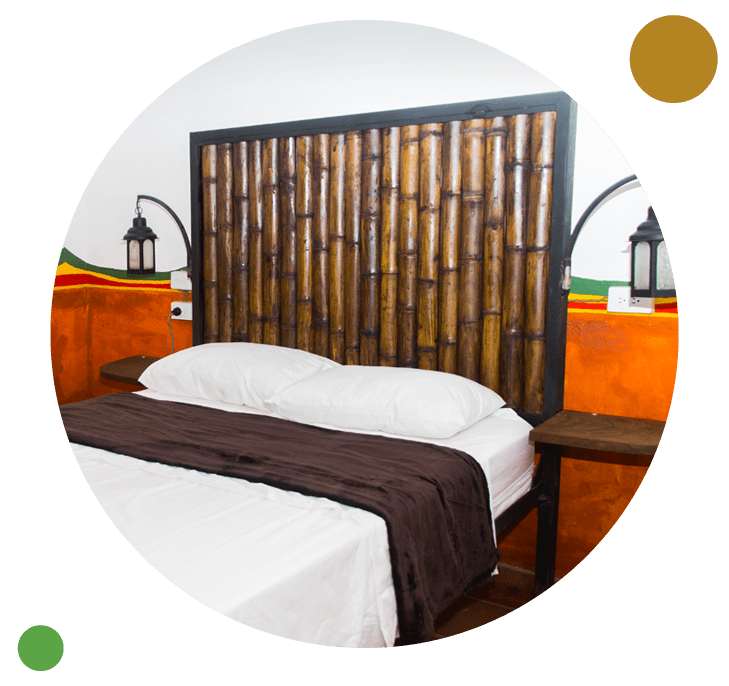 Bedroom at Riverside Digital Nomad Hostel in Jericó, Colombia